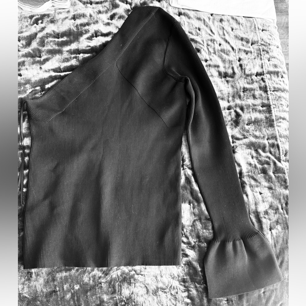Theory one shoulder sweater